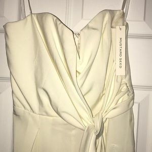 ivory ankle length jumpsuit